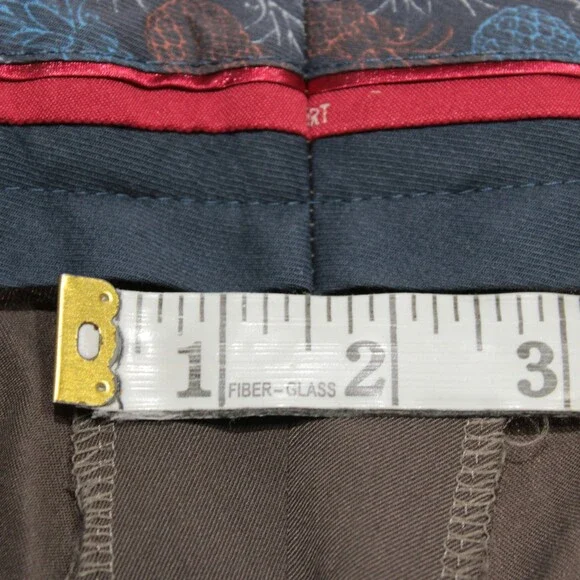Meyer NWT Dress Pants Size 110 Tall (40 US) Bonn In Brown Wool Blend